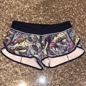 Lululemon Speed Shorts, Size 8